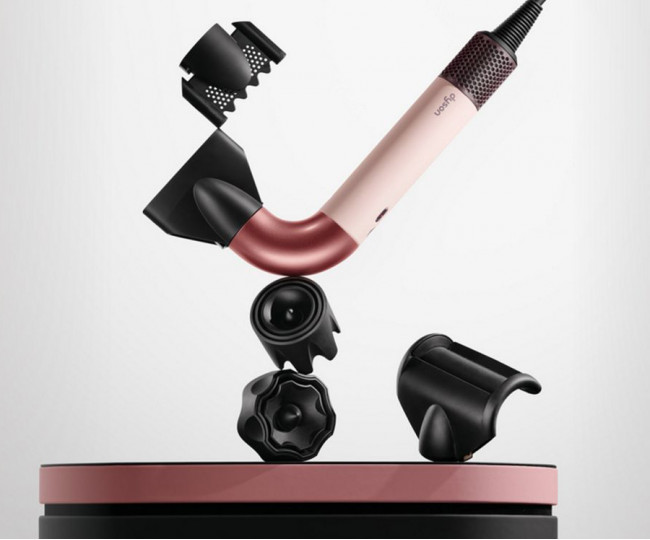 Фен Dyson HD17 Supersonic R Pro Hair Dryer Curly+Coily - Ceramic Pink/Rose Gold (113361-01) EU